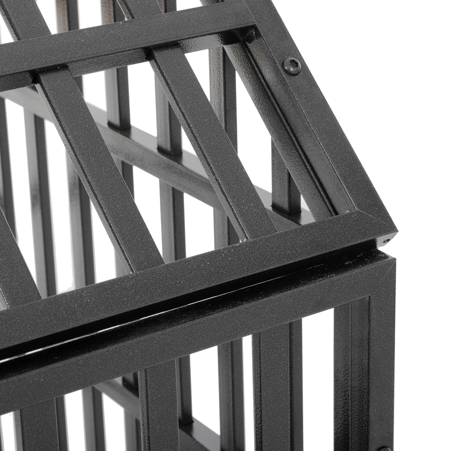 52&quot; Heavy Duty Dog Crate Large Dog cage Strong Metal Dog Kennels and Crates for Large Dogs with 4 Lockable Wheels