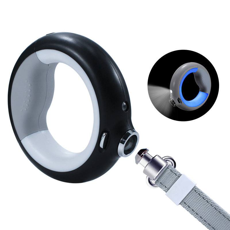Automatic Retractable Dog Leash LED Lantern USB Rechargeable Garbage Bag Dog Pet Leash
